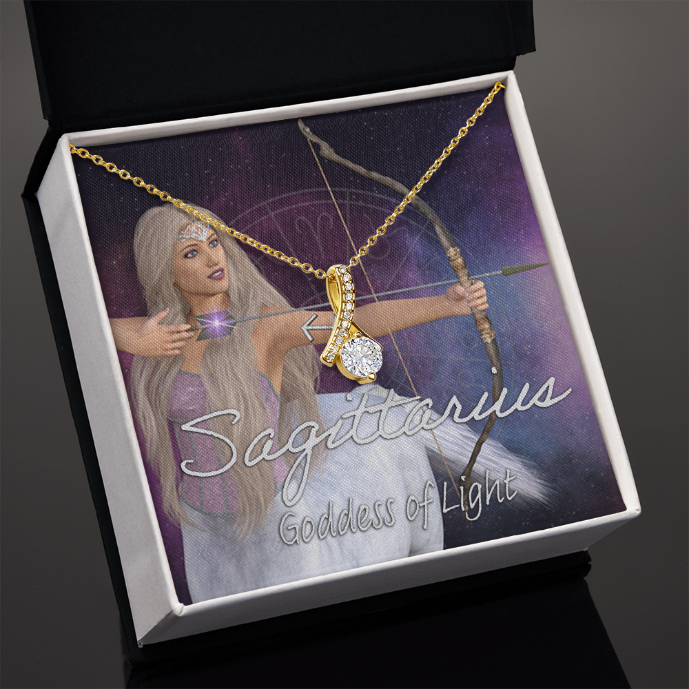 More Than Charms Sagittarius Goddess Alluring Beauty Necklace