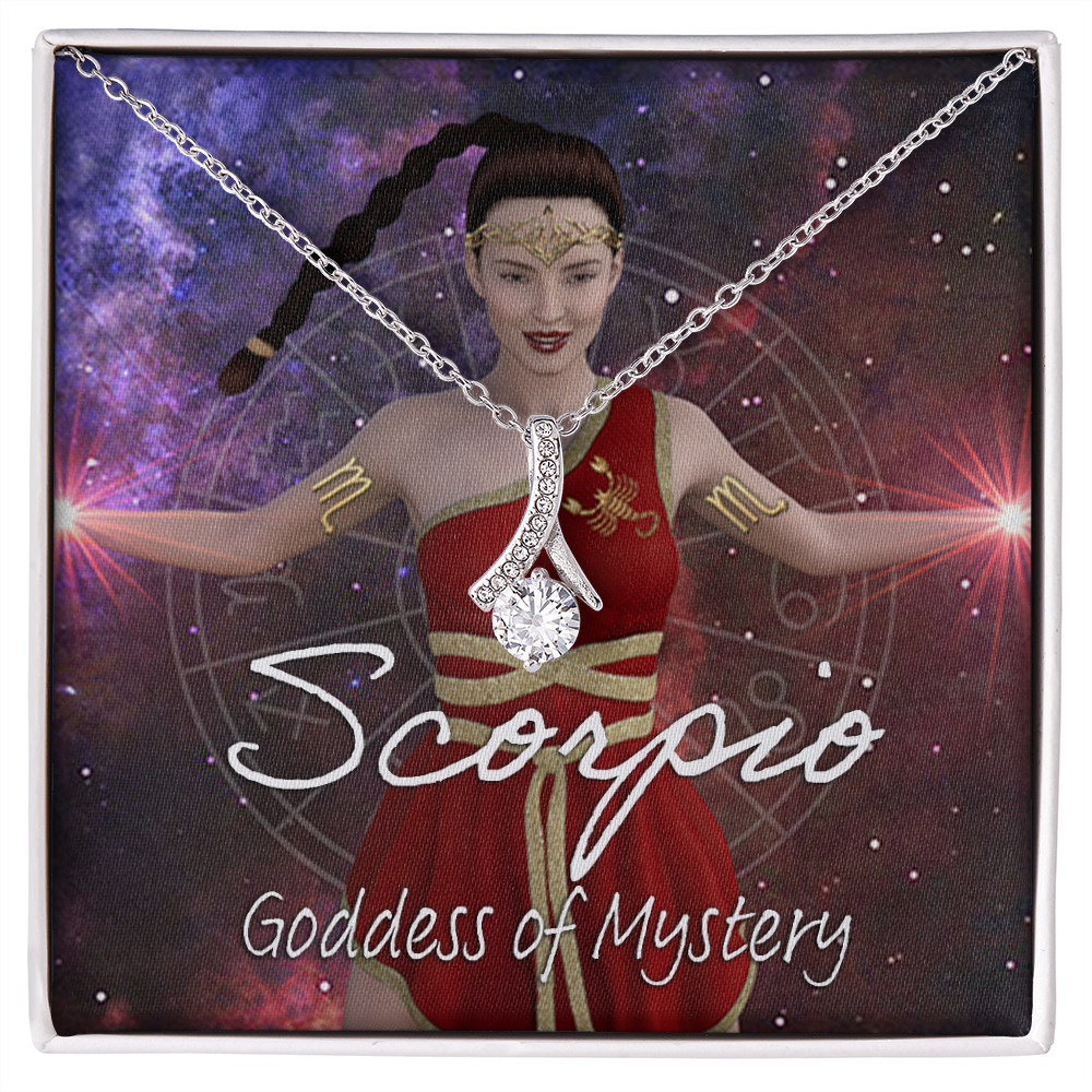 More Than Charms Scorpio Goddess Alluring Beauty Necklace