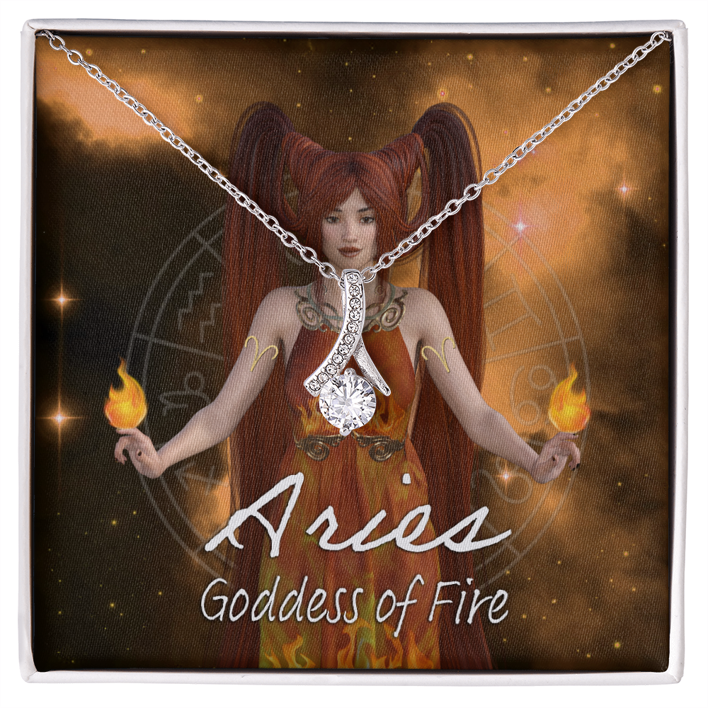 More Than Charms Aries Goddess Alluring Beauty Necklace