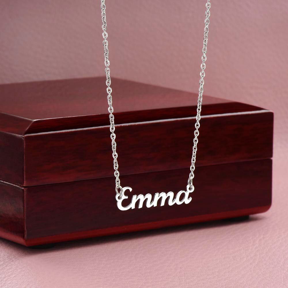 More Than Charms Aquarius Personalized Name Necklace