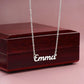 More Than Charms Gemini Personalized Name Necklace