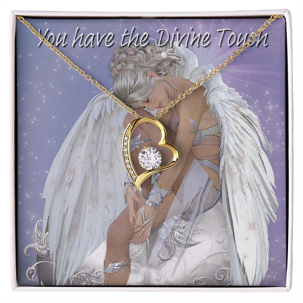 More Than Charms You have the Divine Touch Forever Love Necklace