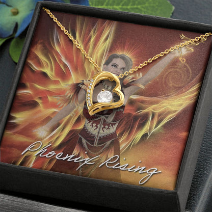 Phoenix Rising Forever Love Necklace