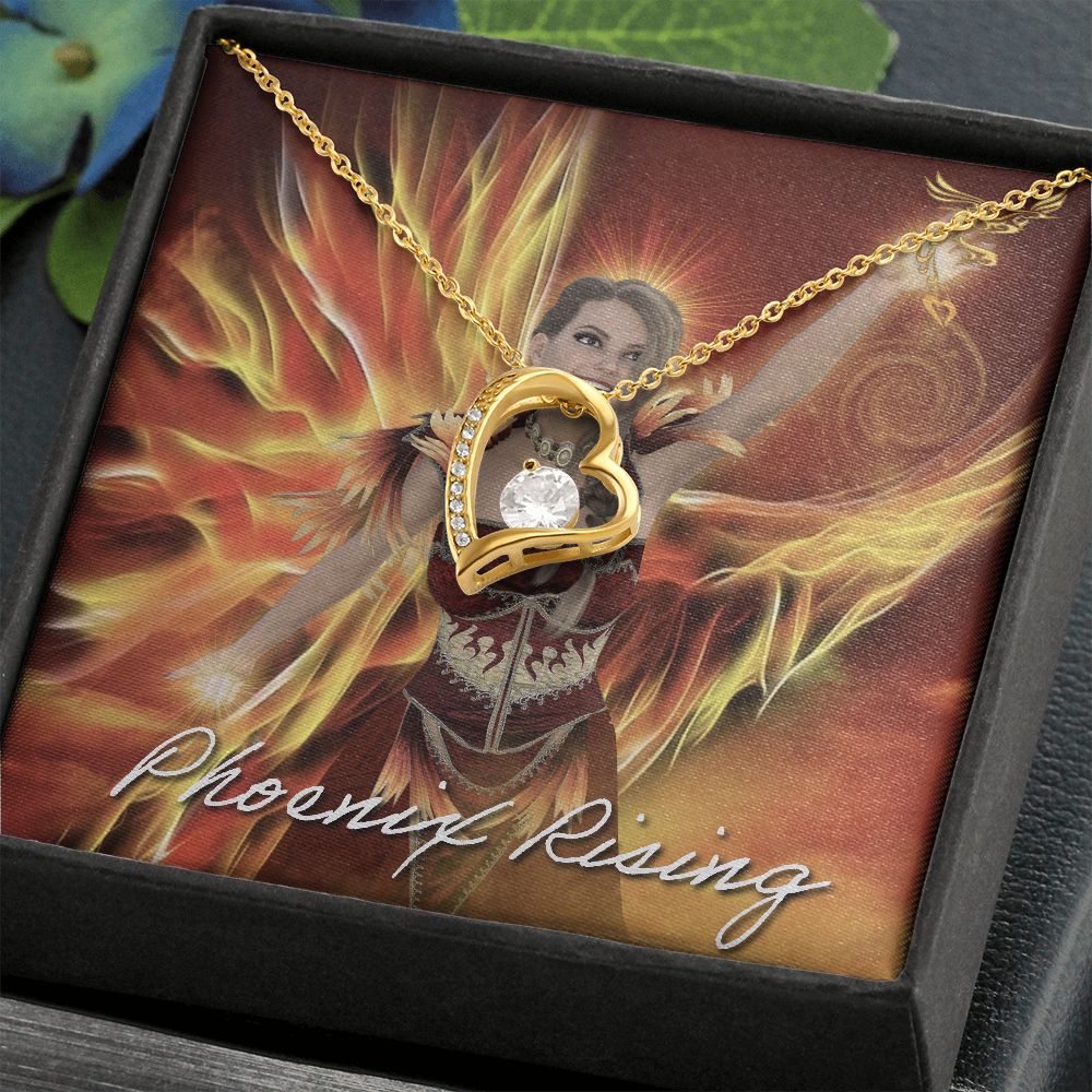 More Than Charms Phoenix Rising Forever Love Necklace